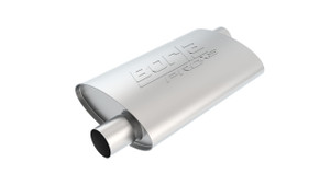 Borla Pro-XS 2.25in Tubing 14in x 4in x 9.5in Oval Offset/Offset Muffler bor40351 Borla Pro-XS 2.25in Tubing 14in x 4in x 9.5in Oval Offset/Offset Muffler bor40351