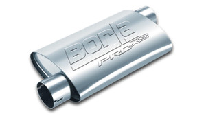 Borla Universal Pro-XS Muffler Oval 3in Inlet/Outlet Offset/Offset Notched Muffler bor400491 Borla Universal Pro-XS Muffler Oval 3in Inlet/Outlet Offset/Offset Notched Muffler bor400491