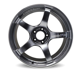 Advan TC4 15x5.5 +45 4-100 Black Gunmetallic & Ring Wheel avnYAD5B45ABGR
