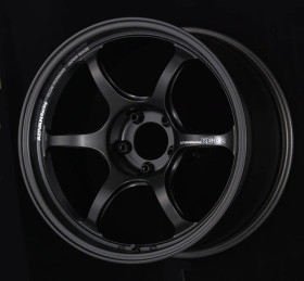 Advan RG-D2 17x7.0 +42 4-100 Semi Gloss Black Wheel avnYAT7E42ASB