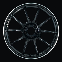 Advan RZII 17x7.0 +42 4-100 Racing Gloss Black Wheel avnYAZ7E42AB