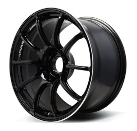 Advan RZII 17x8 +54 5-114.3 Racing Gloss Black & Ring Wheel avnYAZ7G54EB