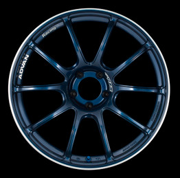 Advan RZII 18x9.0 +52 5-100 Racing Indigo Blue Wheel avnYAZ8I52DE