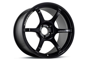 Advan RG-4 18x10.5 +32 5-112 Semi Gloss Black Wheel avnYA48L32MSB