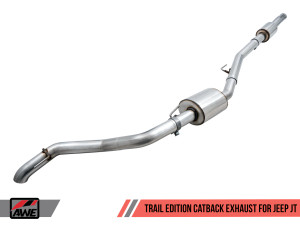 AWE Trail Edition Catback Exhaust for Jeep JT 3.6L - awe3015-21001 AWE Trail Edition Catback Exhaust for Jeep JT 3.6L - awe3015-21001