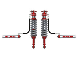 aFe 17-19 Ford F-150 Raptor Sway-A-Way 3.0 Front Coilover Kit w/ Remote Reservoirs and Comp Adj afe301-5000-02-CA aFe 17-19 Ford F-150 Raptor Sway-A-Way 3.0 Front Coilover Kit w/ Remote Reservoirs and Comp Adj afe301-5000-02-CA
