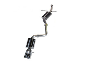 AWE Tuning Audi B8 A5 2.0T Touring Edition Single Outlet Exhaust - Polished Silver Tips  awe3015-22012 AWE Tuning Audi B8 A5 2.0T Touring Edition Single Outlet Exhaust - Polished Silver Tips  awe3015-22012