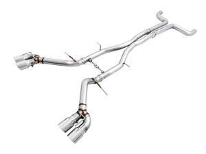 AWE Track Edition Cat-back Exhaust for Gen6 Camaro SS / ZL1/ LT1 - Non-Resonated - Chrome Silver Tips (Quad Outlet) awe3020-42066 AWE Track Edition Cat-back Exhaust for Gen6 Camaro SS / ZL1/ LT1 - Non-Resonated - Chrome Silver Tips (Quad Outlet) awe3020-42066