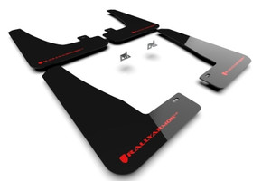 Rally Armor 2022 Tesla Model X Black UR Mud Flap w/ Red Logo Rally Armor 2022 Tesla Model X Black UR Mud Flap w/ Red Logo