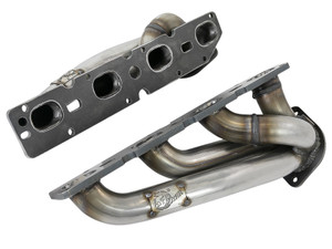 aFe Power Twisted Steel 304SS Shorty Header 09-18 Dodge Challenger / Charger V8-5.7L afe48-32021