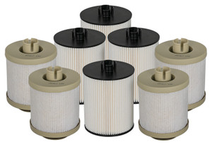aFe Pro GUARD D2 Fuel Filter 08-10 Ford Diesel Trucks V8 6.4L (td) (4 Pack) afe44-FF013-MB