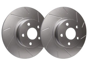 SP Performance Slotted Front Brake Rotors | 2018-2020 Kia Stinger 3.3L - Silver SP Performance Slotted Front Brake Rotors | 2018-2020 Kia Stinger 3.3L - Silver