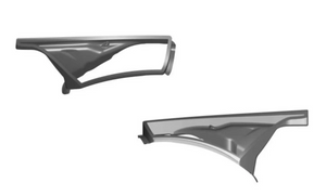 Alpha-N G87 M2 Wheelhouse Adapters - Vented Fender Liner Insert Set - AN-0630