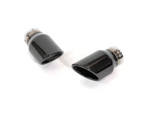 IPE SS Exhaust Tips Chrome Black BMW X4 M F98 2019-2023 IPE SS Exhaust Tips Chrome Black BMW X4 M F98 2019-2023