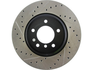 STOPTECH SPORT CROSS-DRILLED & SLOTTED DISC BRAKE ROTORS sto127.34093R