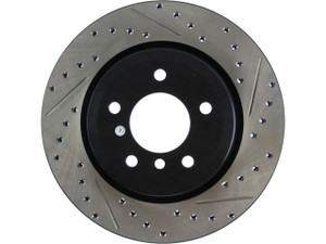 STOPTECH SPORT CROSS-DRILLED & SLOTTED DISC BRAKE ROTORS sto127.34080L