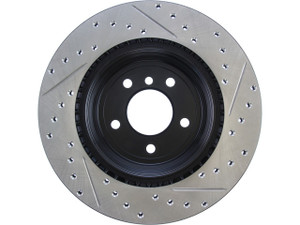 STOPTECH SPORT CROSS-DRILLED & SLOTTED DISC BRAKE ROTORS sto127.34080R