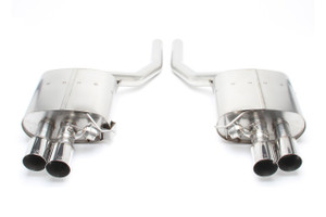 DINAN FREE FLOW AXLE-BACK EXHAUST - 2011-2016 BMW 550I - Polished Stainless Steel Tips - D660-0036 DINAN FREE FLOW AXLE-BACK EXHAUST - 2011-2016 BMW 550I - Polished Stainless Steel Tips - D660-0036