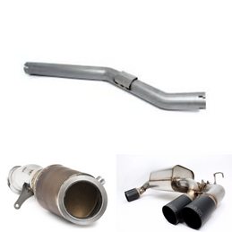 Dinan Exhaust w/ Res Delete + Fabspeed Catted Downpipe M2 Combo Deal