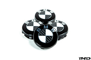 IND Carbon Floating Wheel Center Cap Set - 68mm 36122455269-C IND Carbon Floating Wheel Center Cap Set - 68mm 36122455269-C
