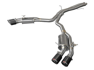 aFe MACH Force-Xp 3" to 2-1/2" 304 Stainless Steel Axle-Back Exhaust System Audi RS5 Coupe 18-20 V6-2.9L (tt) - CARBON FIBER TIPS - afe49-36427-C aFe MACH Force-Xp 3" to 2-1/2" 304 Stainless Steel Axle-Back Exhaust System Audi RS5 Coupe 18-20 V6-2.9L (tt) - CARBON FIBER TIPS - afe49-36427-C