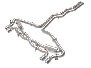 aFe MACH Force-Xp 3 IN to 2-1/2 IN 304 Stainless Steel Cat-Back Exhaust w/ Polished Tip Audi RS6 Avant 20-23 V8-4.0L (tt) - afe49-36448-P aFe MACH Force-Xp 3 IN to 2-1/2 IN 304 Stainless Steel Cat-Back Exhaust w/ Polished Tip Audi RS6 Avant 20-23 V8-4.0L (tt) - afe49-36448-P