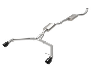 aFe MACH Force-Xp 3 IN to 2-1/2 IN 304 Stainless Steel Cat-Back Exhaust System Audi Allroad 13-16 L4-2.0L (t) - BLACK TIPS - afe49-36438-B aFe MACH Force-Xp 3 IN to 2-1/2 IN 304 Stainless Steel Cat-Back Exhaust System Audi Allroad 13-16 L4-2.0L (t) - BLACK TIPS - afe49-36438-B
