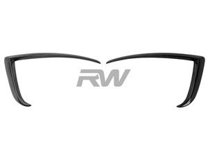 RW Carbon Tesla Model S Facelift CF Front Upper Splitters - tesla035