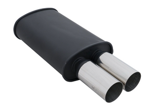 Megan Racing Universal Exhaust M-DT Muffler Black - MR-MU-MDT-B Megan Racing Universal Exhaust M-DT Muffler Black - MR-MU-MDT-B