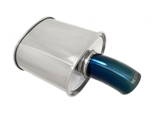 Megan Racing Universal Exhaust M-FG Muffler Blue Tip - MR-MU-MFG-2 Megan Racing Universal Exhaust M-FG Muffler Blue Tip - MR-MU-MFG-2