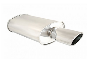 Megan Racing Universal Exhaust O-ST Muffler (Single Oval Tip) - MR-MU-OST Megan Racing Universal Exhaust O-ST Muffler (Single Oval Tip) - MR-MU-OST