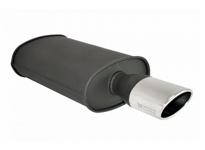 Megan Racing Universal Exhaust O-ST Muffler Black (Single Oval Tip) - MR-MU-OST-B Megan Racing Universal Exhaust O-ST Muffler Black (Single Oval Tip) - MR-MU-OST-B