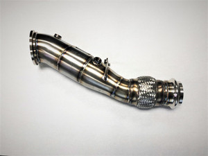 Evolution Racewerks Toyota Supra Sports Series 4" High Flow Catted Downpipe for B46 Engine (US Spec) Evolution Racewerks Toyota Supra Sports Series 4" High Flow Catted Downpipe for B46 Engine (US Spec)