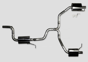 AWE Tuning VW CC Touring Edition Exhaust Dual Outlet - Chrome Silver Tips  awe3010-32018 AWE Tuning VW CC Touring Edition Exhaust Dual Outlet - Chrome Silver Tips  awe3010-32018