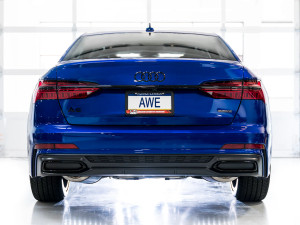 AWE Audi 2019-2023 C8 A6/A7 3.0T Touring Edition Cat-back Exhaust- Turn Downs  awe3015-31003
