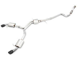 AWE Tuning Audi B9 A5 Touring Edition Exhaust Dual Outlet - Diamond Black Tips (Includes DP) awe3015-33090 AWE Tuning Audi B9 A5 Touring Edition Exhaust Dual Outlet - Diamond Black Tips (Includes DP) awe3015-33090