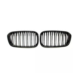 MHC BMW 1 Series LCI Double Slat Front Grilles In Gloss Carbon Fibre (F20/F21)  MHC-F20F21-CF-FG001 MHC BMW 1 Series LCI Double Slat Front Grilles In Gloss Carbon Fibre (F20/F21)  MHC-F20F21-CF-FG001