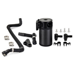 Mishimoto Carbon Fiber Baffled Oil Catch Can Kit (PCV Side) for Chevrolet C8 Corvette Coupe 2020+ - misMMBCC-C8-20PCF Mishimoto Carbon Fiber Baffled Oil Catch Can Kit (PCV Side) for Chevrolet C8 Corvette Coupe 2020+ - misMMBCC-C8-20PCF
