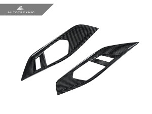 AutoTecknic Dry Carbon Interior Door Handle Trim Set  ATK-BM-0421 AutoTecknic Dry Carbon Interior Door Handle Trim Set  ATK-BM-0421