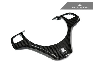 AutoTecknic Carbon Fiber Steering Wheel Trim - E90 3-Series Sedan | E92 3-Series Coupe | E82 1-Series  ATK-BM-0188 AutoTecknic Carbon Fiber Steering Wheel Trim - E90 3-Series Sedan | E92 3-Series Coupe | E82 1-Series  ATK-BM-0188