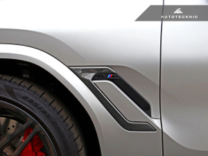 AutoTecknic Dry Carbon Fiber Side Vent Set - F96 X6M  ATK-BM-0704 AutoTecknic Dry Carbon Fiber Side Vent Set - F96 X6M  ATK-BM-0704