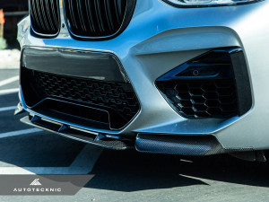 AutoTecknic Dry Carbon Performante Aero Splitter & Center Lip Set - F97 X3M | F98 X4M  ATK-BM-0025 AutoTecknic Dry Carbon Performante Aero Splitter & Center Lip Set - F97 X3M | F98 X4M  ATK-BM-0025