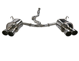 Invidia 15+ Subaru STI 4Dr Q300 Single Layer Stainless Steel Quad Tip Cat-Back Exhaust  invHS15STIG2S Invidia 15+ Subaru STI 4Dr Q300 Single Layer Stainless Steel Quad Tip Cat-Back Exhaust  invHS15STIG2S