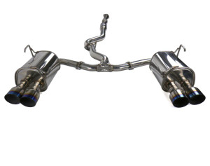 Invidia 2022+ Subaru WRX Q300 Single Layer Titanium Burnt Quad Tip Cat-back Exhaust  invHS22WRXG2T Invidia 2022+ Subaru WRX Q300 Single Layer Titanium Burnt Quad Tip Cat-back Exhaust  invHS22WRXG2T