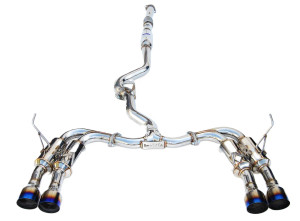 Invidia 2015+ Subaru WRX / STI Gemini/R400 Single Layer Quad Titanium Tip Cat-Back Exhaust  invHS15STIGM4ST Invidia 2015+ Subaru WRX / STI Gemini/R400 Single Layer Quad Titanium Tip Cat-Back Exhaust  invHS15STIGM4ST