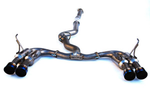 Invidia 11-14 WRX/STi Gemini 80mm Full Titanium 101mm Quad Tip Cat-Back Exhaust  invHS11STI5TG4ST