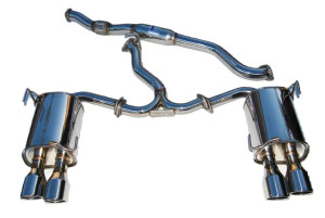 Invidia 11+ STI/WRX Sedan Only 76mm Q300 Stainless Steel Tip Cat-back Exhaust  invHS11STIG3S