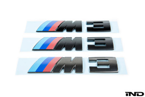 IND E46 M3 Painted Trunk Emblem IND E46 M3 Painted Trunk Emblem