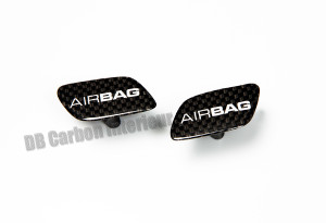 DB CARBON - Airbag emblem door panel r+l