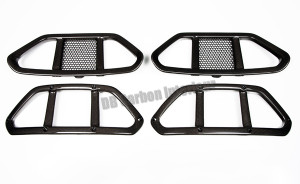 DB CARBON - Bucket seat belt trim (4-piece) - Porsche Carrera 991